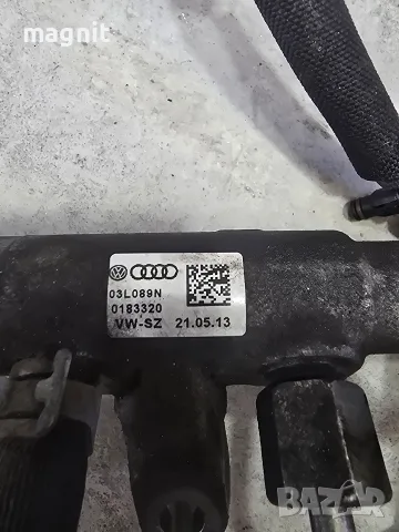 Горивна рейка за VW PASSAT CC B7 2.0 TDI FUEL RAIL 03L089N, снимка 2 - Части - 55938170