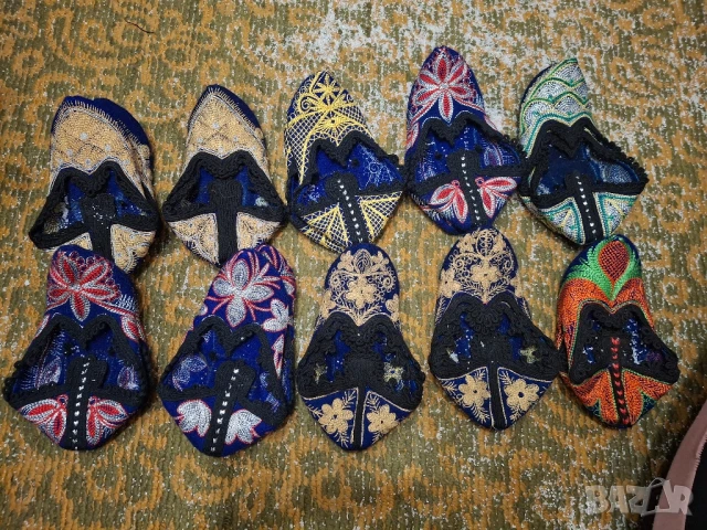 Родопски мъжки и дамски терлици, плетени чорапи, снимка 2 - Други - 47423642