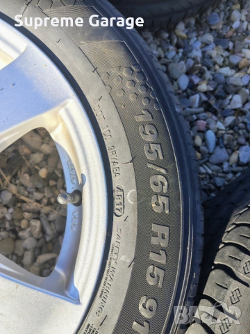 Джанти с гуми 15-ки 5х112 Dezent VW/AUDI/SKODA, снимка 2 - Гуми и джанти - 53144699