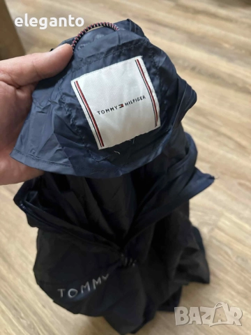 Мъжко яке ветровка Tommy Hilfiger Pop Over Anorak Jacket , S размер , снимка 9 - Якета - 52839910