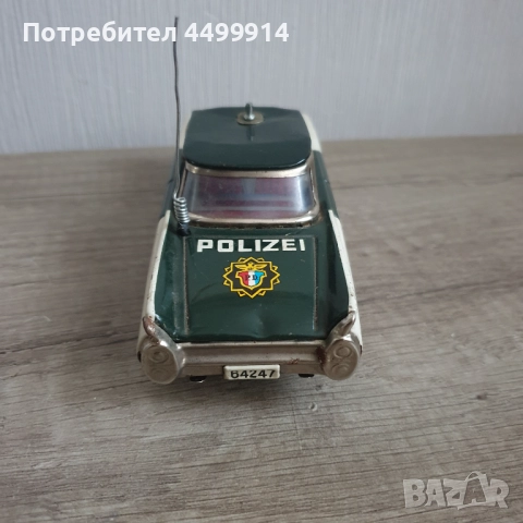 Стара ламаринена количка играчка Ichiko Japan 1960, снимка 4 - Колекции - 52380354