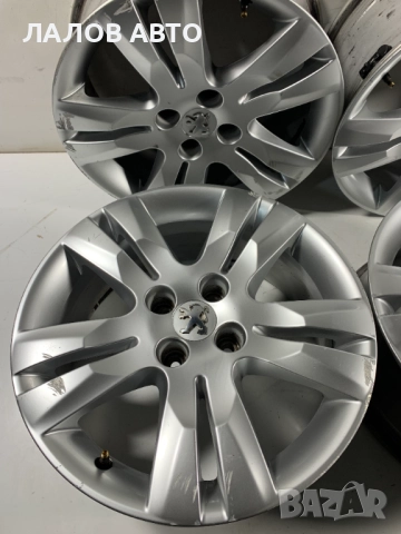Алуминиеви джанти с датчици Пежо Peugeot 17 цола 9685737280 7j ET29 4x108 ц.о. 65, снимка 2 - Гуми и джанти - 52365870