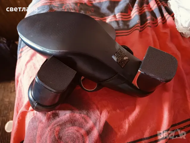 дамски обувки със златен кант на тока с лепка, снимка 3 - Маратонки - 48811814