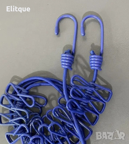 Преносимо въже за простор с щипки за пътуване и къмпингуване, снимка 8 - Други стоки за дома - 52895045