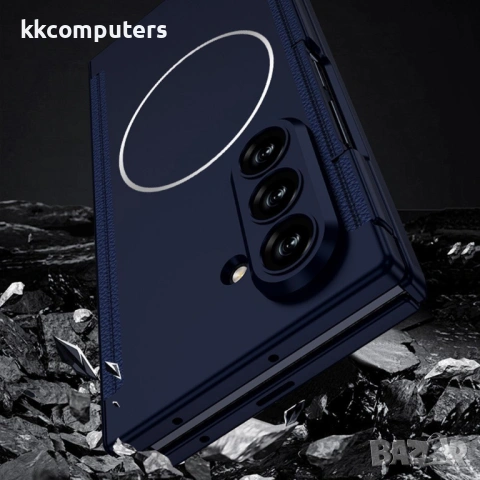 GKK магнитен калъф с протектор и двойна магнитна панта за Samsung Galaxy Z TriFold 5G, снимка 10 - Калъфи, кейсове - 53451256