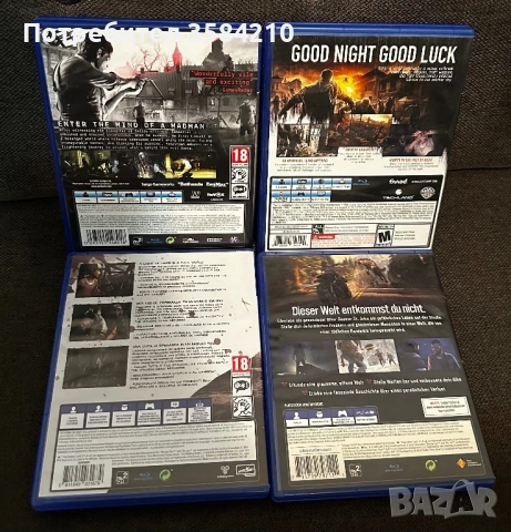 PS4 Игри - Отлично състояние | Хорър и зомби класики!, снимка 2 - Игри за PlayStation - 53864043