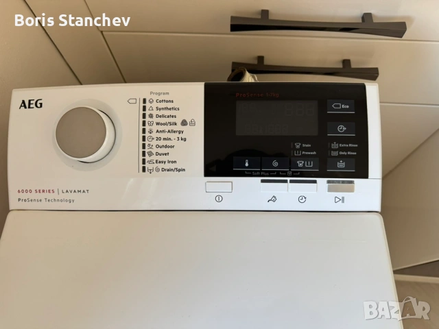 Пералня AEG LTX6G271E Горно Зареждане, снимка 3 - Перални - 53149791