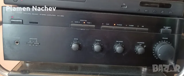 Усилвател Yamaha AX-390, снимка 2 - Ресийвъри, усилватели, смесителни пултове - 55705284