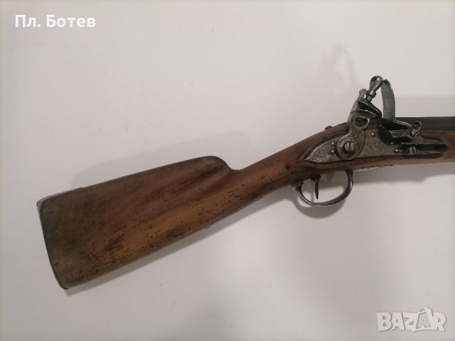 Стара кремъчна пушка , снимка 2 - Антикварни и старинни предмети - 41948199