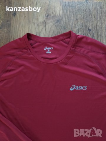 Asics LS CREW - страхотна мъжка блуза КАТО НОВА, снимка 2 - Спортни дрехи, екипи - 40900813