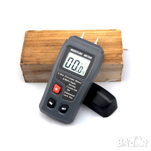 Цифров влагомер, за дървен материал, тестер за влажност, Ръчен хигрометър Детектор за дърво дисплей , снимка 7 - Друга електроника - 41481939