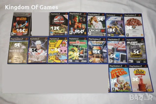 Игри за PS2 Lego Star Wars The Video Game/Jurassic Park/24 The Game/Kuri Kuri/Turbo Trucks/NHL Hitz/