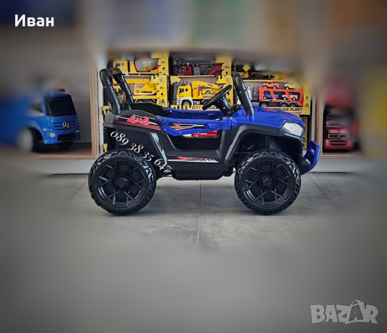 ТОП ЦЕНА!НОВО!Акумулаторен джип Fast UTV 5588 BLUE с 12V батерия,USB,дистанционно, снимка 4 - Други - 44802663