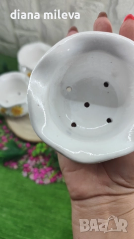 Гърнета кашпи от гипсокерамика!, снимка 12 - Декорация за дома - 52323434