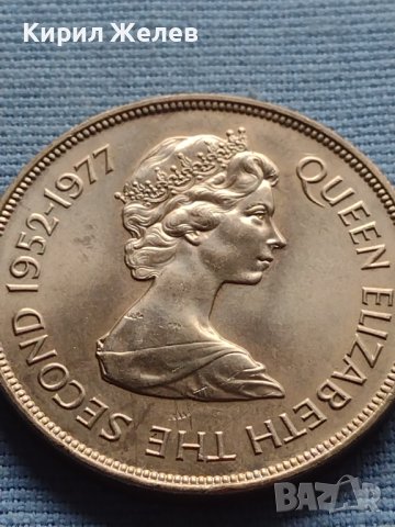 Монета 25 пенса 1977г. Гибралтар 25г. От коронацията на кралица Елизабет втора 40435, снимка 9 - Нумизматика и бонистика - 42711310