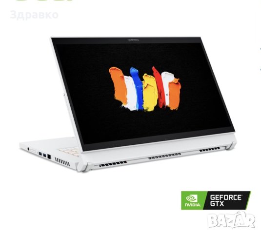 НОВ! Лаптоп/Таблет Acer ConceptD 3 Pro CN314-72P - 14", IPS, i5-10300H, 8GB RAM, 512GB SSD!