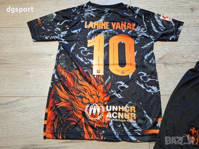 Детски екип на Барселона #Ламин Ямал #10# специално издание!, снимка 2 - Футбол - 52156040