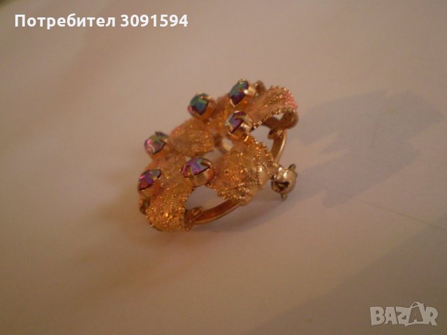Дамска брошка БОХЕМИЯ, снимка 3 - Антикварни и старинни предмети - 36015517
