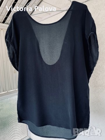 LUXURY копринена  блуза  CUSTOMMADE  Дания, снимка 2 - Корсети, бюстиета, топове - 41561469