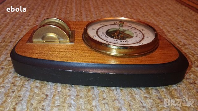 Барометър и термометър , снимка 5 - Антикварни и старинни предмети - 35871062