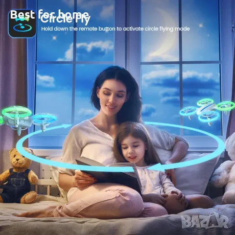 Дронове DEERC D23 с две батерии, снимка 4 - Дронове и аксесоари - 48554111