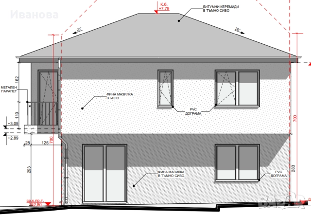 Нова двуетажна къща в бързоразвиващия се район - м-т Зеленика, Област Варна., снимка 7 - Къщи - 51623276