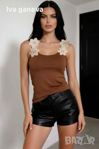 Потник с 3Д цветя , снимка 2 - Потници - 53459454