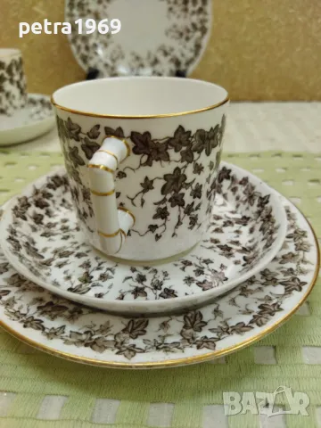 Порцеланов троен сет на Royal Worcester от края на 19-ти век, снимка 3 - Колекции - 49006410