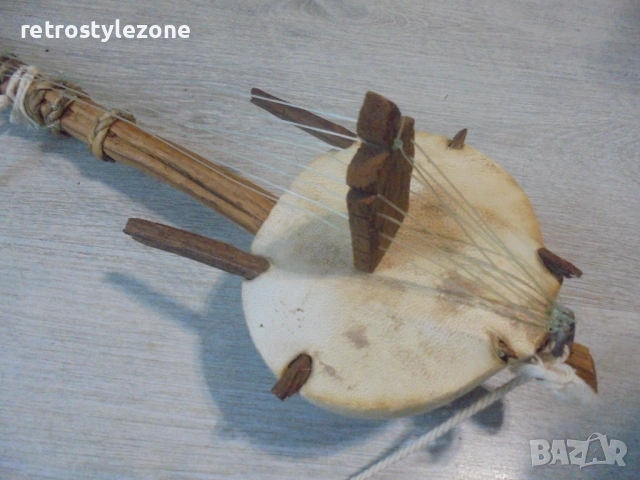 № 8495 Стар африкански музикален инструмент , снимка 2 - Други ценни предмети - 53459484