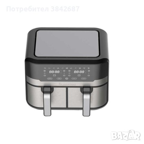 Фритюрник с горещ въздух 2400W 9л.Masterpro Rocket Duo 900, снимка 6 - Фритюрници - 42209345