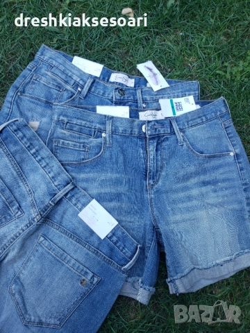 Къси еластични дънки Джесика Симпсън, снимка 4 - Дънки - 51497646