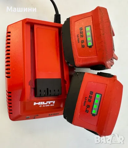 Hilti SiW 22T-A - Акумулаторен гайковерт 2x22V 5.2Ah, снимка 6 - Други инструменти - 55906165