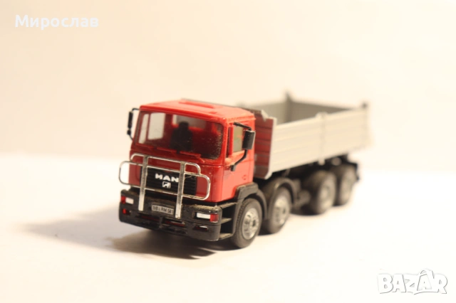 HERPA H0 1/87 MAN ГОНДОЛА САМОСВАЛ КАМИОН МОДЕЛ, снимка 3 - Колекции - 53154720