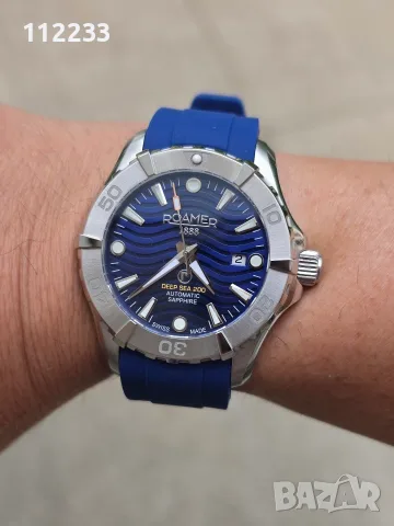 БАРТЕР Roamer Deep Sea Automatic 43mm, снимка 2 - Мъжки - 55748132