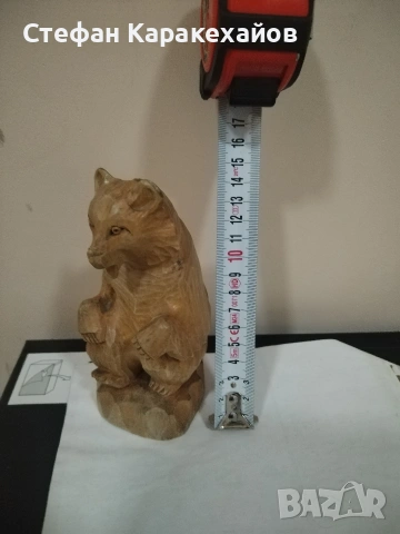 Дърворезба мечка , снимка 8 - Декорация за дома - 53613489