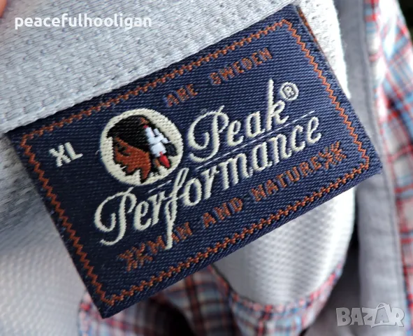 Peak Performance Outdoor short sleeve shirt - мъжка карирана риза размер XL, снимка 12 - Ризи - 48926367