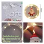 Светещи LED рингове с коледни фигурки, тип завеса 3м, 10 ринга на ток., снимка 5