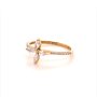 Златен дамски пръстен 1,29гр. размер:56 14кр. проба:585 модел:16477-5, снимка 2