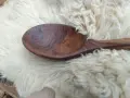 Голяма дървена лъжица. Дървена лъжица нова. Дървена лъжица черпак от дърво, снимка 5