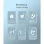 Xiaomi 18 Fold Магнитен Калъф, Електролитно Покритие, Твърдо Стъкло – Черен и Червен, снимка 4