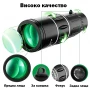 Силен мини монокъл Bushnell 16×52 бушнел за лов птици животни туризъм природа далечни разстояния, снимка 2
