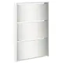 vidaXL Шкаф за обувки с огледало, 5 нива, бял гланц, 63x17x169,5 см, снимка 4