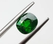 Сияещ Цаворит гранат в най-добрия зелен цвят 1.38кт! Нов!, снимка 1