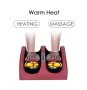 Масажор за крака, с функция за нагряване, Регулируем интензитет, Тъмнорозов, снимка 10