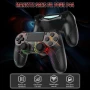 контролер за PS4,RGB безж контролер Pro контролер с LED светлина,3.5 мм аудио жак,двойна вибрация, снимка 4