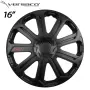 Тасове Versaco Evo черни за 16'' джанти, комплект от 4 броя, снимка 2