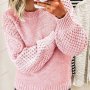 Дамски топъл дебел плетен пуловер, 5цвята - 023, снимка 4