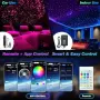 VASTFIRE Starlight Headliner Kit 500 бр. оптични фибри за таван – RGBW LED, APP/Remote/Music Sync, снимка 5