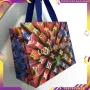 Бутикова подаръчна торба Louis Vuitton Multicolored 22x18.5 Holiday Shopping Bag , снимка 6