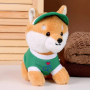 Мека плюшена играчка Куче Корги с шапка и тениска, снимка 1 - Плюшени играчки - 44729996